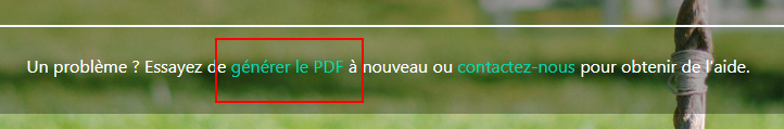 Image montrant le lien générer le PDF